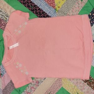 Short sleeve sweater tunic